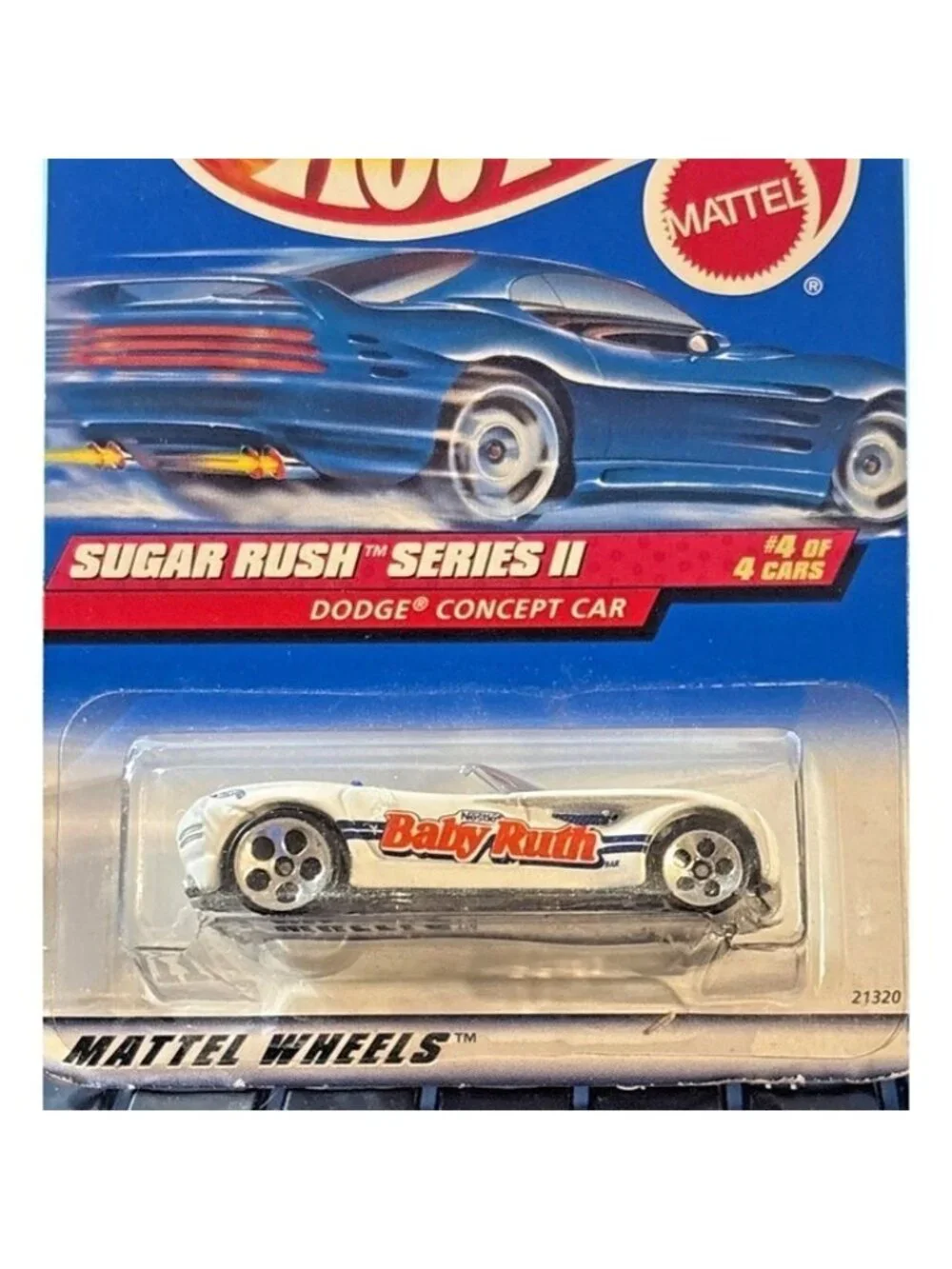 Die Cast Hot Wheels Sugar Rush Series II Dodge Concept Car Baby Ruth 972 1999